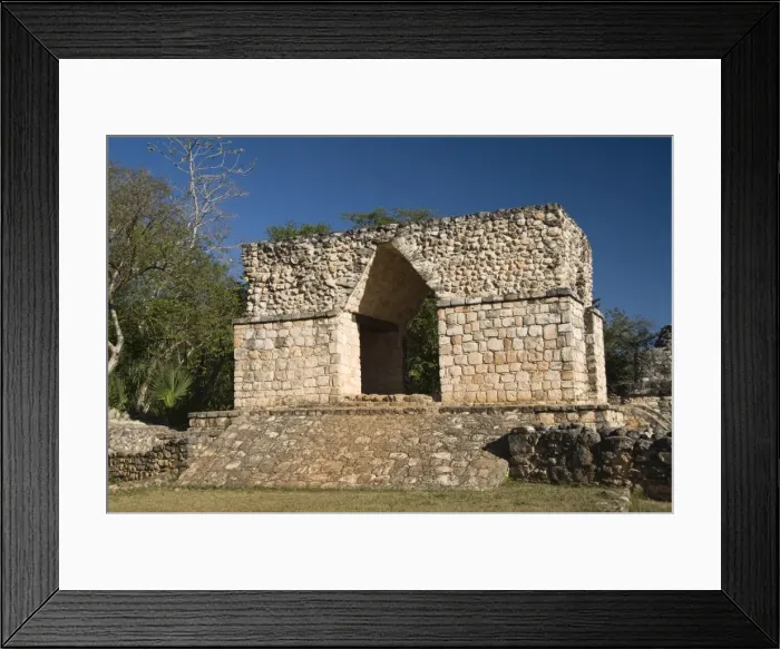 Framed Print : Corbelled arch, Ek Balam, Yucatan, Mexico, North America Framed Print : Corbelled arch, Ek Balam, Yucatan, Mexico, North America