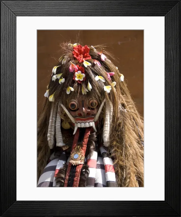 Framed Print : Barong dancer, Batubulan village, Bali, Indonesia, Southeast Asia, Asia Framed Print : Barong dancer, Batubulan village, Bali, Indonesia, Southeast Asia, Asia