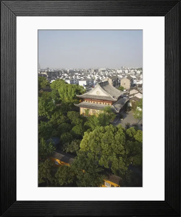 Framed Print : View of Suzhou from Beisi Ta Pagoda, Suzhou, Jiangsu, China, Asia Framed Print : View of Suzhou from Beisi Ta Pagoda, Suzhou, Jiangsu, China, Asia