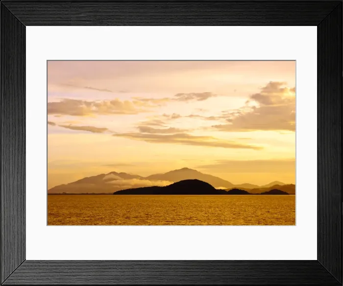 Framed Print : Sunrise over Langkawi Island, Malaysia, Southeast Asia, Asia