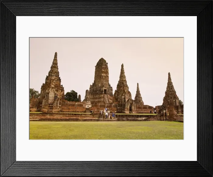 Framed Print : Wat Chai Wattanaram temple, Ayutthaya, UNESCO World Heritage Site, Thailand Framed Print : Wat Chai Wattanaram temple, Ayutthaya, UNESCO World Heritage Site, Thailand