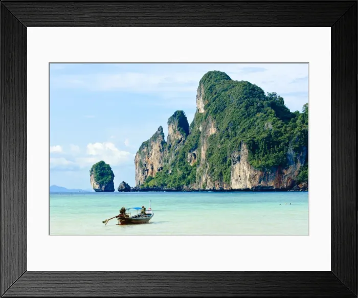 Framed Print : Fishing boat on Ko Phi Phi Island, Andaman Sea, Thailand, Southeast Asia, Asia Framed Print : Fishing boat on Ko Phi Phi Island, Andaman Sea, Thailand, Southeast Asia, Asia