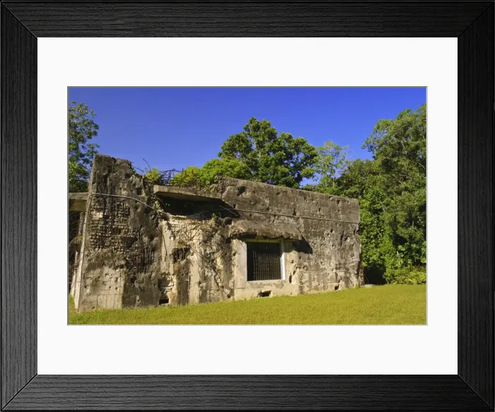 Framed Print : War Museum Peleliu, Republic of Palau, Pacific Framed Print : War Museum Peleliu, Republic of Palau, Pacific