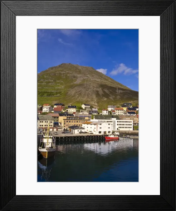 Framed Print : Honningsvag, Norway, Scandinavia, Europe Framed Print : Honningsvag, Norway, Scandinavia, Europe