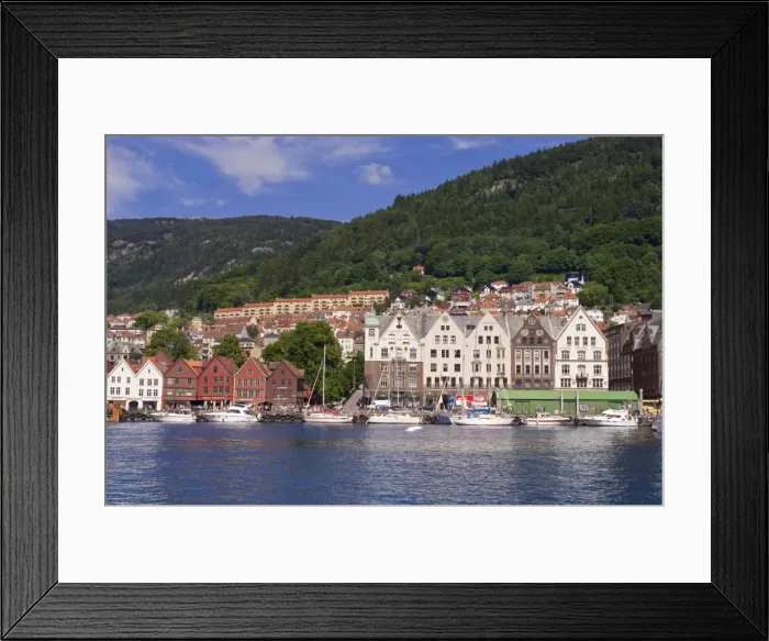 Framed Print : The historic district of Bryggen in Bergen, Norway, Scandinavia, Europe Framed Print : The historic district of Bryggen in Bergen, Norway, Scandinavia, Europe