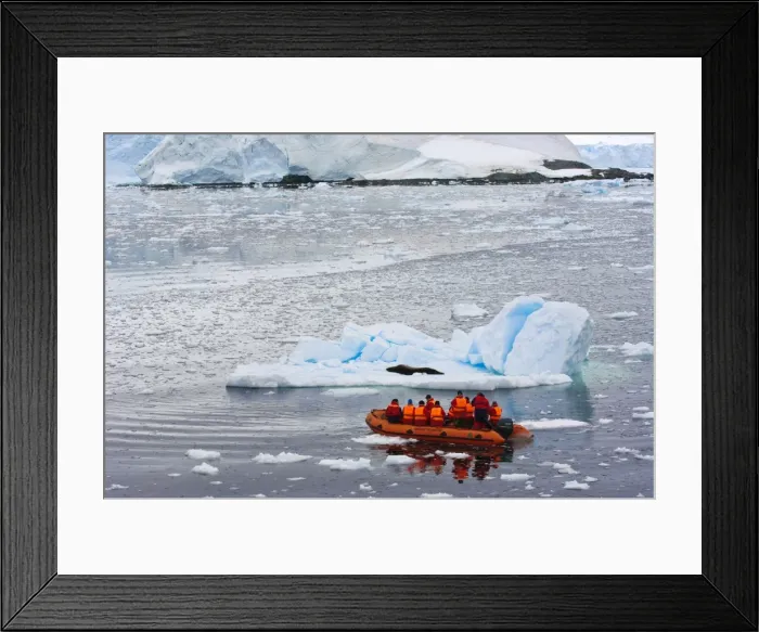 Framed Print : Exploring Paradise Bay, Antarctica, Polar Regions Framed Print : Exploring Paradise Bay, Antarctica, Polar Regions