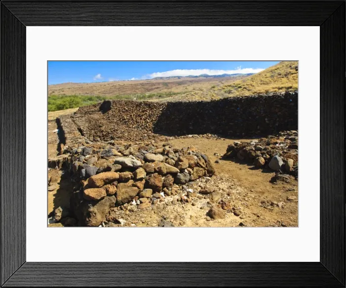 Framed Print : Pu ukohola Heiau National Historic Site, Big Island, Hawaii, United States of America Framed Print : Pu ukohola Heiau National Historic Site, Big Island, Hawaii, United States of America
