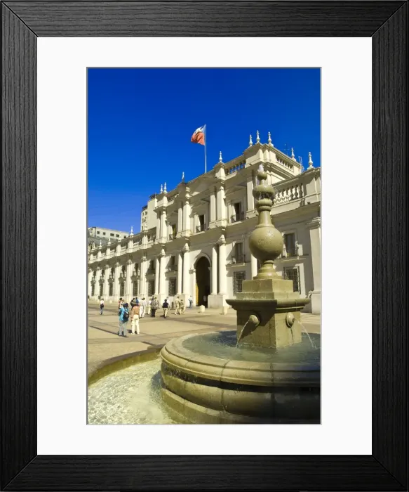 Framed Print : Palacio de La Moneda, Santiago, Chile, South America Framed Print : Palacio de La Moneda, Santiago, Chile, South America