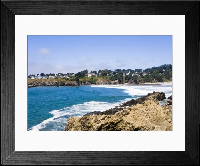 Framed Print : Californias picturesque Mendocino coast, California, United States of America Framed Print : Californias picturesque Mendocino coast, California, United States of America