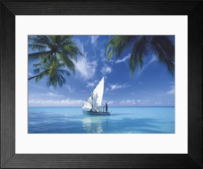 Framed Print : Traditional dhoni, Maldives, Indian Ocean, Asia Framed Print : Traditional dhoni, Maldives, Indian Ocean, Asia