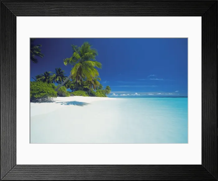 Framed Print : Island and lagoon, Maldives, Indian Ocean, Asia Framed Print : Island and lagoon, Maldives, Indian Ocean, Asia