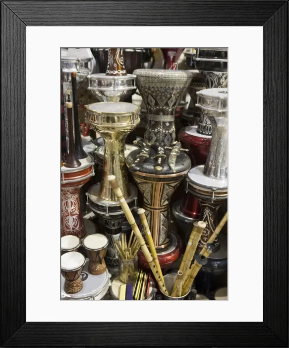 Framed Print : Musical instruments for sale, Grand Bazaar (Great Bazaar), Istanbul, Turkey, Europe Framed Print : Musical instruments for sale, Grand Bazaar (Great Bazaar), Istanbul, Turkey, Europe