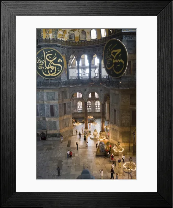 Framed Print : Interior of Haghia Sophia, UNESCO World Heritage Site, Istanbul, Turkey, Europe Framed Print : Interior of Haghia Sophia, UNESCO World Heritage Site, Istanbul, Turkey, Europe