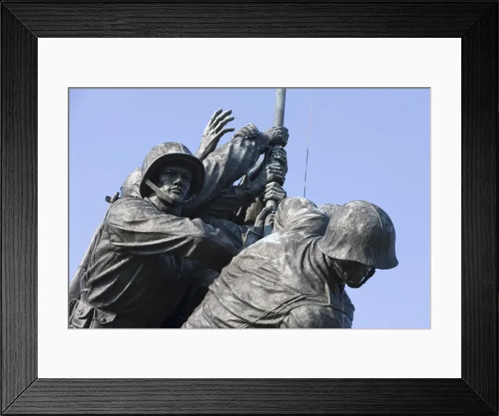 Framed Print : Detail of statue of Iwo Jima Memorial, Arlington National Cemetry, Washington D Framed Print : Detail of statue of Iwo Jima Memorial, Arlington National Cemetry, Washington D