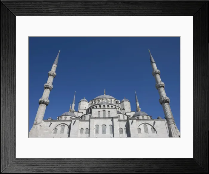 Framed Print : Wide view of the Blue Mosque, Istanbul, Turkey, Europe Framed Print : Wide view of the Blue Mosque, Istanbul, Turkey, Europe