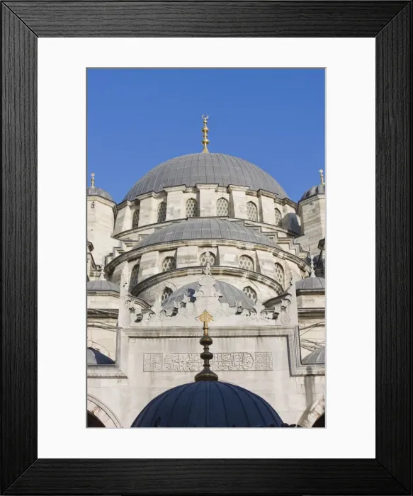 Framed Print : Cascade of domes in the courtyard of the New Mosque, Istanbul, Turkey, Europe Framed Print : Cascade of domes in the courtyard of the New Mosque, Istanbul, Turkey, Europe