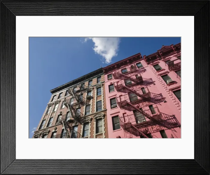 Framed Print : Fire escapes, Soho, Manhattan, New York, United States of America, North America Framed Print : Fire escapes, Soho, Manhattan, New York, United States of America, North America