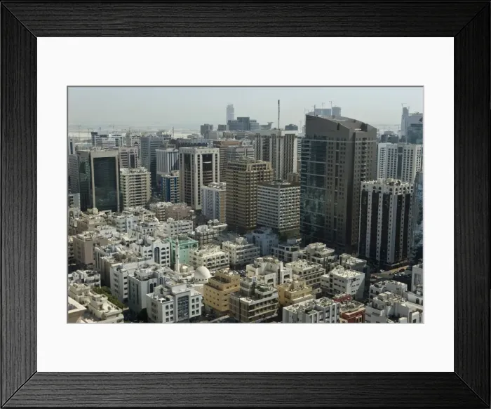 Framed Print : High viewpoint, from the restaurant at the top of Le Royal Meridien Hotel Framed Print : High viewpoint, from the restaurant at the top of Le Royal Meridien Hotel