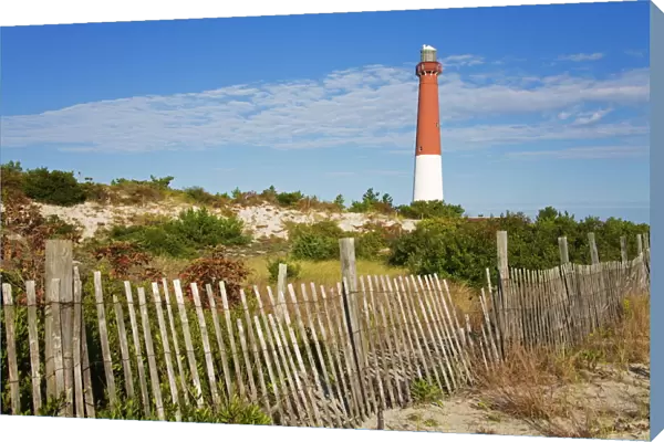 Barnegat Lighthouse in Ocean County, New Jersey, United States of America, North America