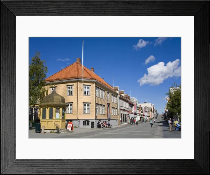Framed Print : Stortorget (Main Square), Tromso City, Troms County, Norway, Scandinavia, Europe Framed Print : Stortorget (Main Square), Tromso City, Troms County, Norway, Scandinavia, Europe