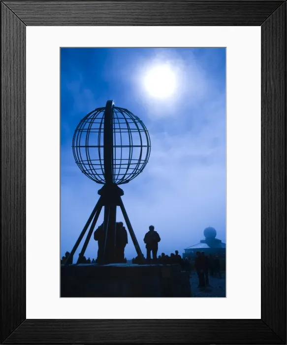 Framed Print : The Globe Monument at North Cape, Honningsvag Port, Mageroya Island, Finnmark Region Framed Print : The Globe Monument at North Cape, Honningsvag Port, Mageroya Island, Finnmark Region