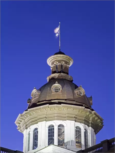 State Capitol dome, Columbia, South Carolina, United States of America, North America