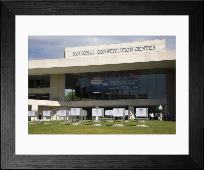 Framed Print : National Constitution Center, Philadelphia, Pennsylvania, United States of America Framed Print : National Constitution Center, Philadelphia, Pennsylvania, United States of America