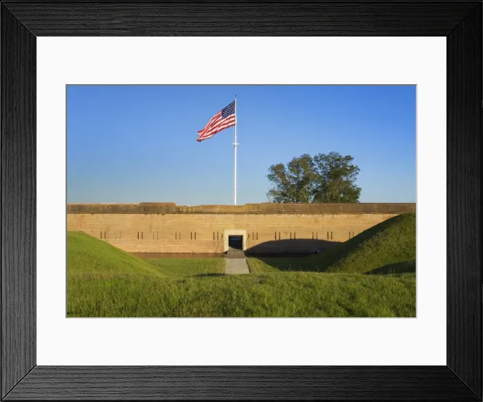 Framed Print : Fort Pulaski National Monument, Savannah, Georgia, United States of America Framed Print : Fort Pulaski National Monument, Savannah, Georgia, United States of America