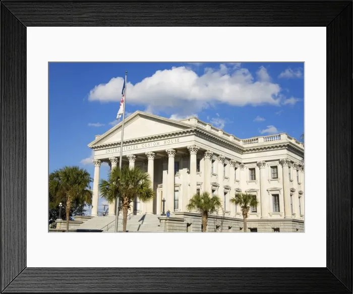 Framed Print : United States Custom House, Charleston, South Carolina, United States of America Framed Print : United States Custom House, Charleston, South Carolina, United States of America