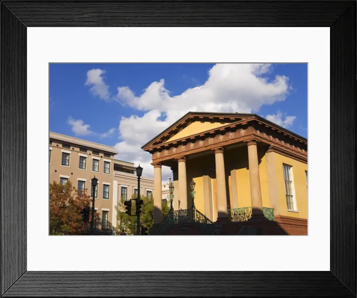 Framed Print : City Market Building, Market Street, Charleston, South Carolina, United States of America