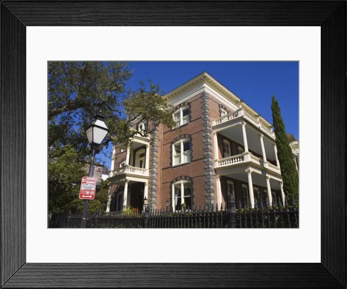 Framed Print : Historic Calhoun Mansion, Charleston, South Carolina, United States of America Framed Print : Historic Calhoun Mansion, Charleston, South Carolina, United States of America