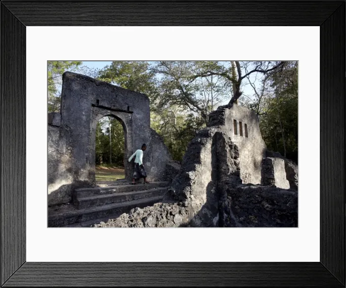 Framed Print : Gedi ruins, Malindi, Kenya, East Africa, Africa Framed Print : Gedi ruins, Malindi, Kenya, East Africa, Africa