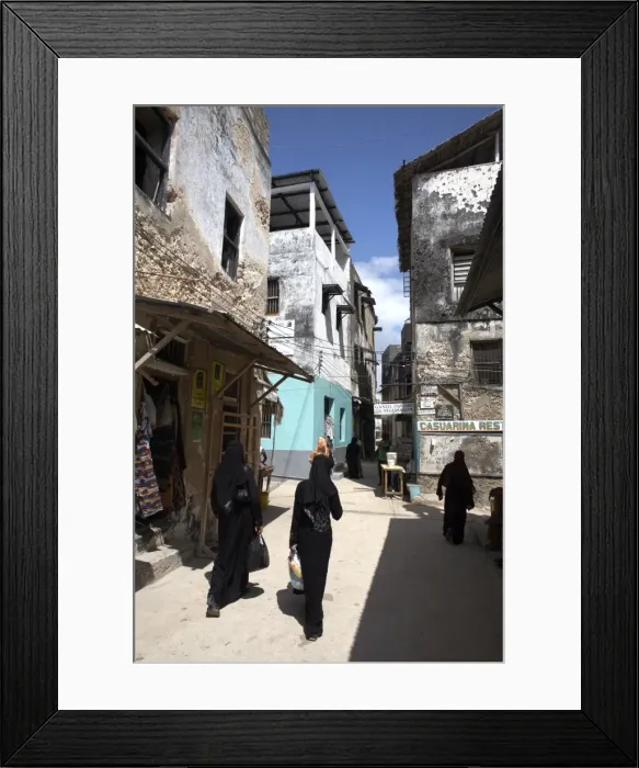 Framed Print : The narrow streets of Lamu Town, Lamu, Kenya, East Africa, Africa Framed Print : The narrow streets of Lamu Town, Lamu, Kenya, East Africa, Africa