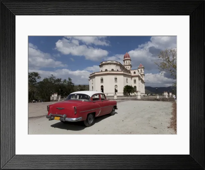 Framed Print : Old Chevrolet at the Church of Caridad del Cobre, Santiago de Cuba, Santiago de Cuba Province Framed Print : Old Chevrolet at the Church of Caridad del Cobre, Santiago de Cuba, Santiago de Cuba Province