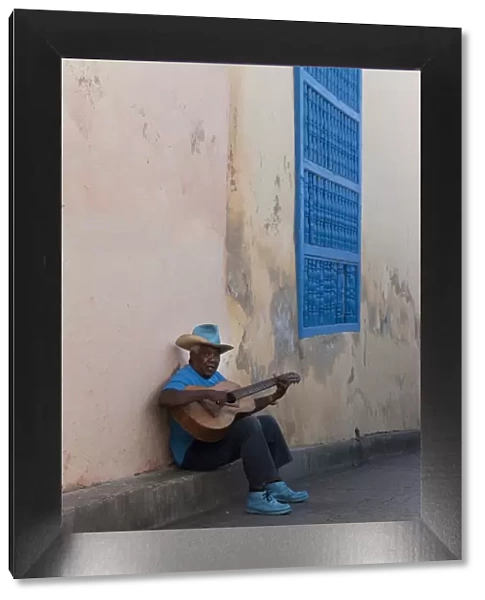 Guitar player, Santiago de Cuba, Cuba, West Indies, Central America