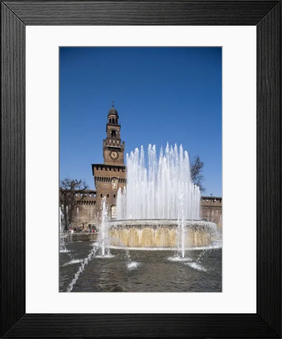 Framed Print : Sforzas Castle, Milan, Lombardy, Italy, Europe Framed Print : Sforzas Castle, Milan, Lombardy, Italy, Europe