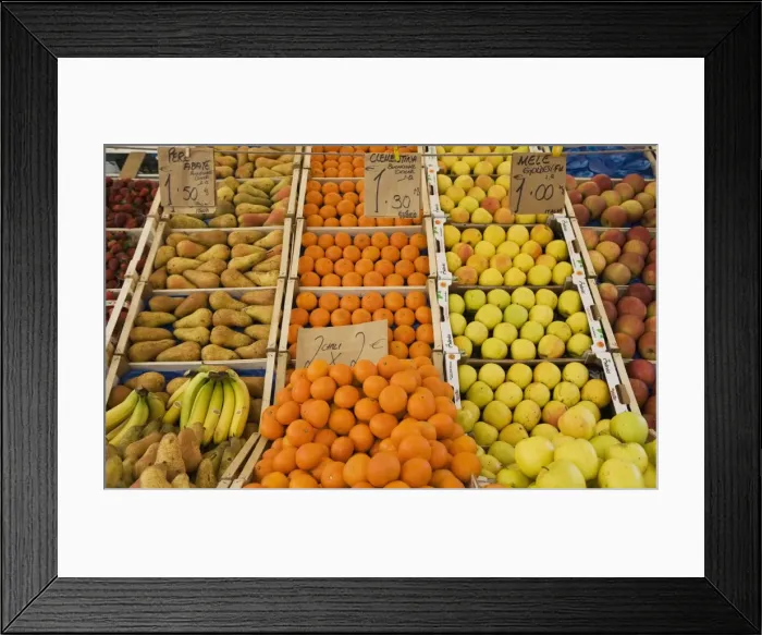 Framed Print : Fruit for sale, Padova, Veneto, Italy, Europe Framed Print : Fruit for sale, Padova, Veneto, Italy, Europe