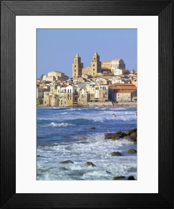 Framed Print : Cefalu, Sicily, Italy, Europe Framed Print : Cefalu, Sicily, Italy, Europe