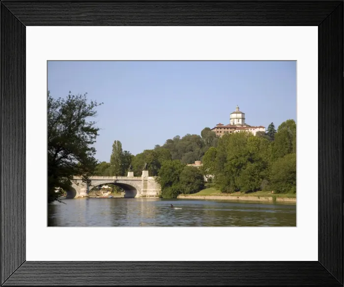 Framed Print : The River Po, Turin, Piedmont, Italy, Europe Framed Print : The River Po, Turin, Piedmont, Italy, Europe