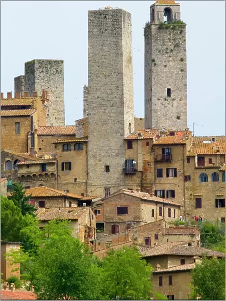 San Gimignano, UNESCO World Heritage Site, Tuscany, Italy, Europe