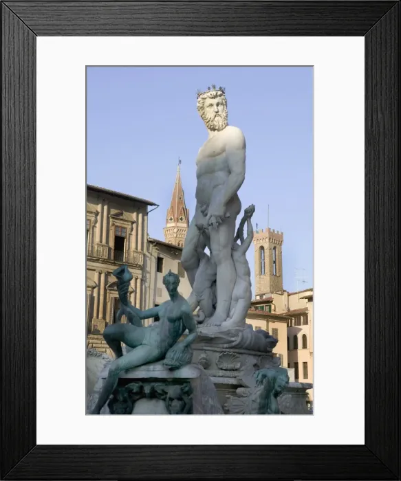 Framed Print : Neptunes fountain, (Fontana del Nettuno), Florence, Tuscany, Italy, Europe Framed Print : Neptunes fountain, (Fontana del Nettuno), Florence, Tuscany, Italy, Europe