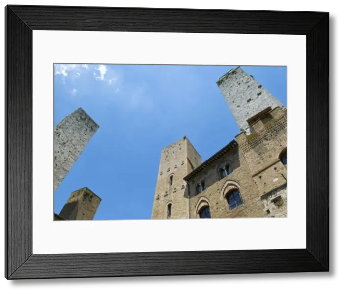 Framed Print : Towers of San Gimignano, UNESCO World Heritage Site, San Gimignano, Tuscany Framed Print : Towers of San Gimignano, UNESCO World Heritage Site, San Gimignano, Tuscany