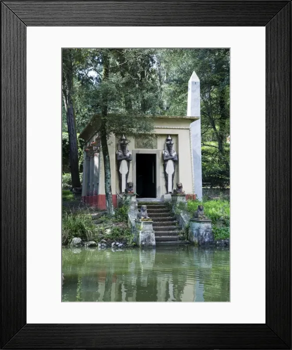 Framed Print : Egyptian temple, Giardino Stibbert, Florence (Firenze), UNESCO World Heritage Site Framed Print : Egyptian temple, Giardino Stibbert, Florence (Firenze), UNESCO World Heritage Site