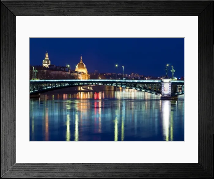 Framed Print : Pont de l Universite, River Rhone, Lyon, Rhone Valley, France, Europe Framed Print : Pont de l Universite, River Rhone, Lyon, Rhone Valley, France, Europe