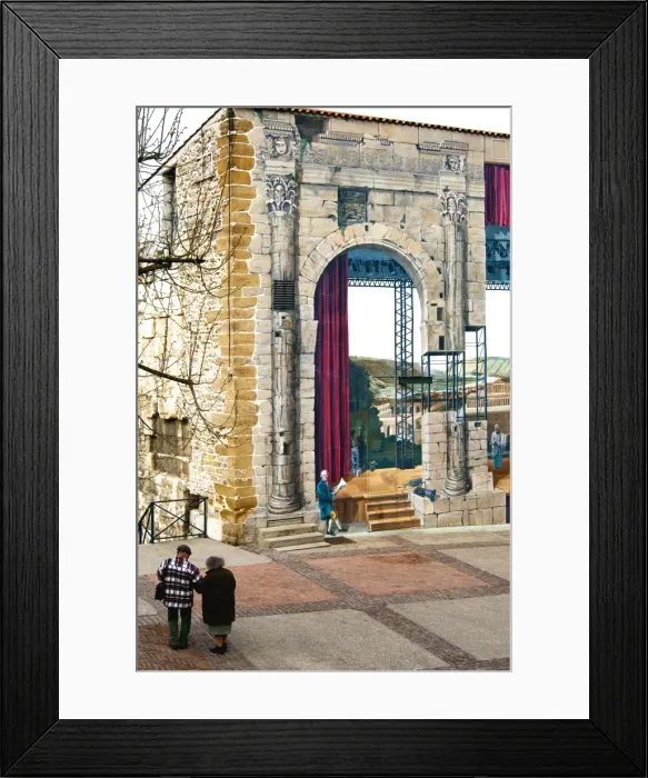 Framed Print : Exterior of the theatre, Vienne, Rhone Valley, France, Europe Framed Print : Exterior of the theatre, Vienne, Rhone Valley, France, Europe