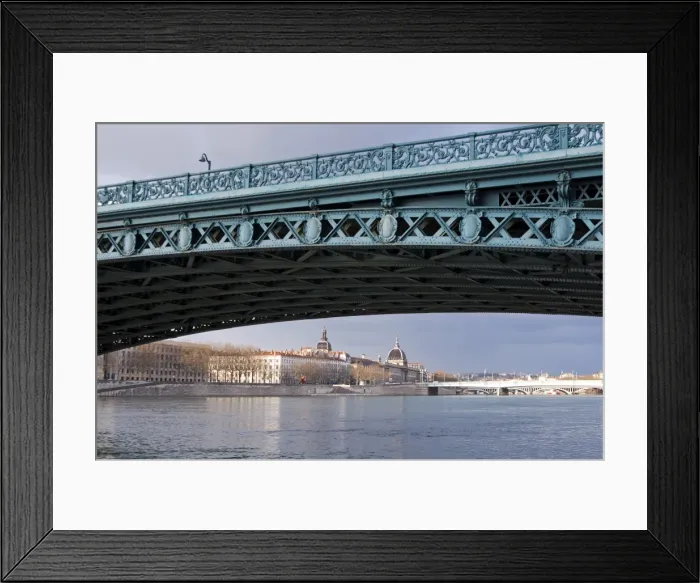 Framed Print : Pont de l Universite, River Rhone, Lyon, Rhone Valley, France, Europe Framed Print : Pont de l Universite, River Rhone, Lyon, Rhone Valley, France, Europe