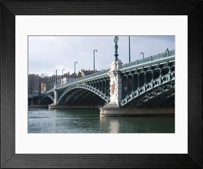 Framed Print : Pont de l Universite, River Rhone, Lyon, Rhone Valley, France, Europe Framed Print : Pont de l Universite, River Rhone, Lyon, Rhone Valley, France, Europe