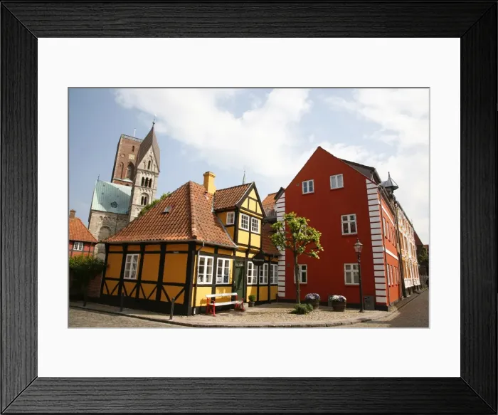 Framed Print : Ribe historic center, Ribe, Jutland, Denmark, Scandinavia, Europe Framed Print : Ribe historic center, Ribe, Jutland, Denmark, Scandinavia, Europe