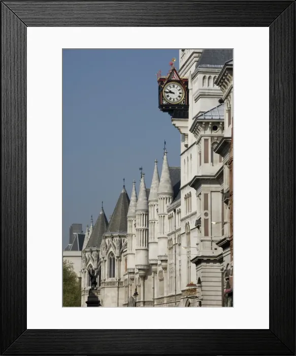Framed Print : The Royal Courts of Justice, London, England, United Kingdom, Europe Framed Print : The Royal Courts of Justice, London, England, United Kingdom, Europe