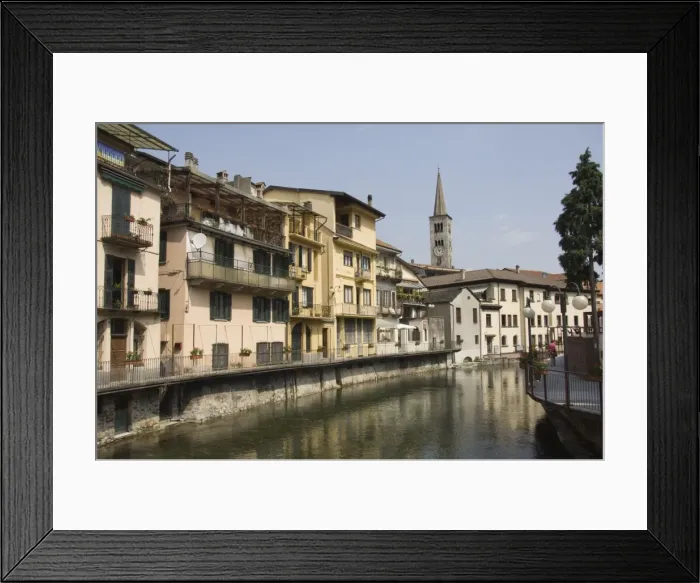 Framed Print : Omegna, Lake Orta, Italy, Europe Framed Print : Omegna, Lake Orta, Italy, Europe